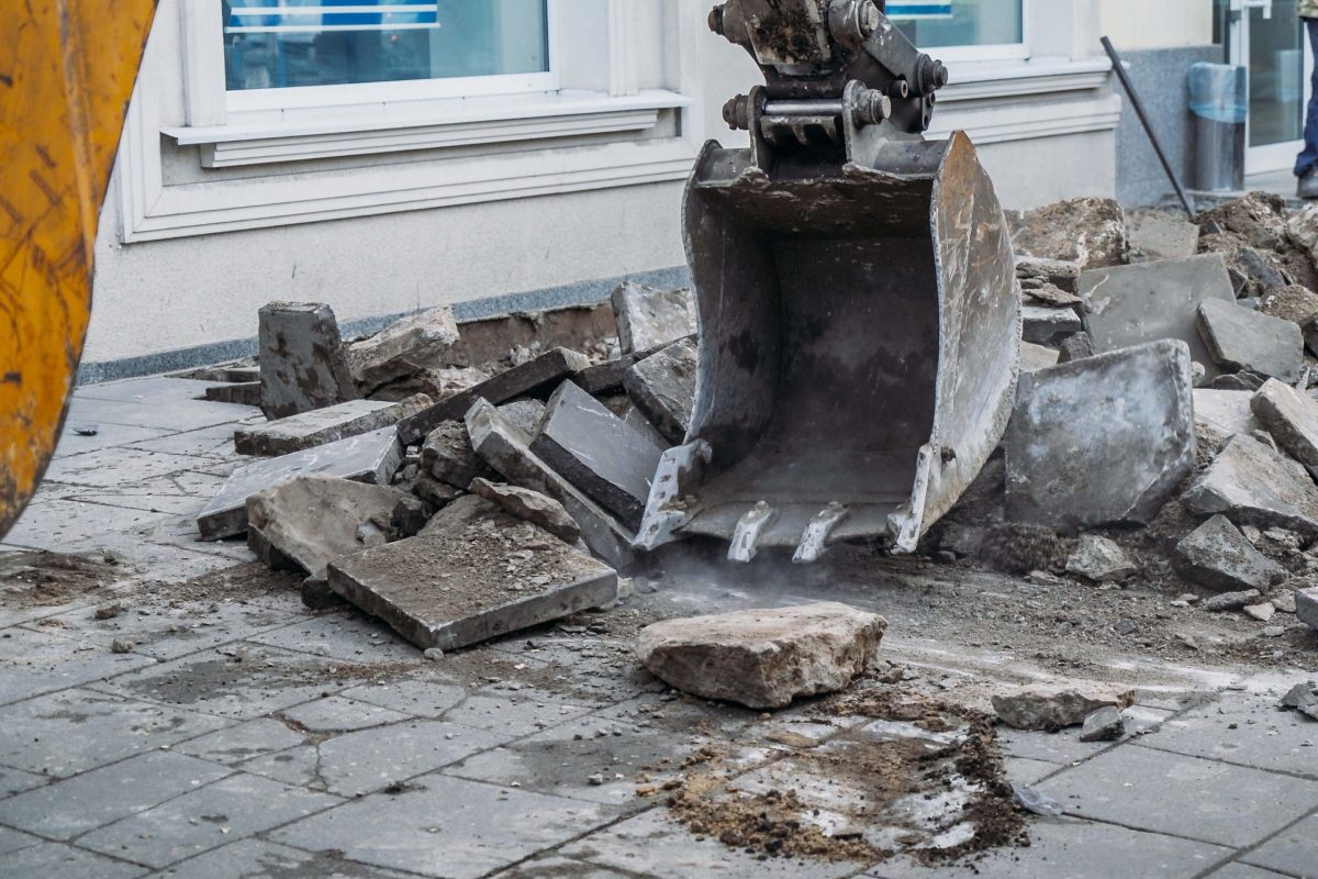 concrete slab removal - Big Easy Concrete